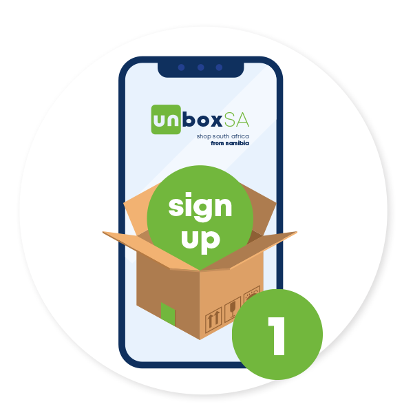 Sign up on UnboxSA